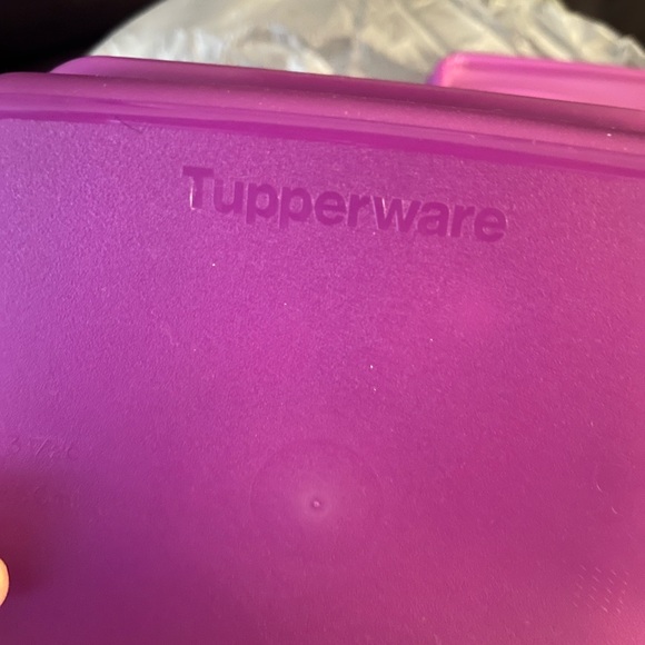 Tupperware Purple Food Storage Containers - Picture 3 of 5
